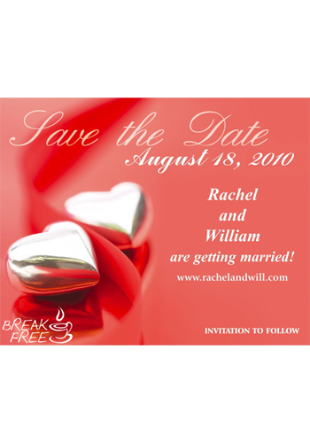 Hearts Save the Date Magnets | MGS0217H