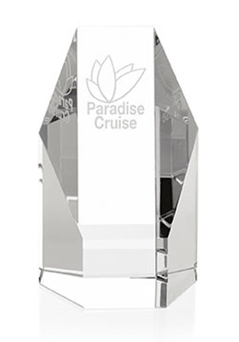 Jaffa 5 Hexagonal Tower Crystal Awards | X10501