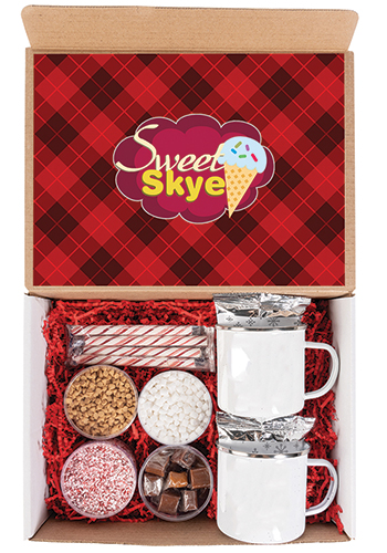 Hot Cocoa Bar Kit with Two Mugs | CILMKHCP2