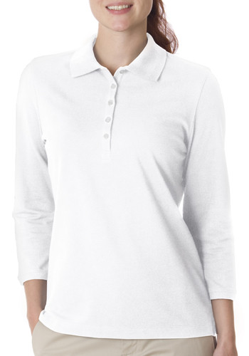 IZOD Ladies Silkwash 3/4 Sleeve Stretch Shirts | 13Z083
