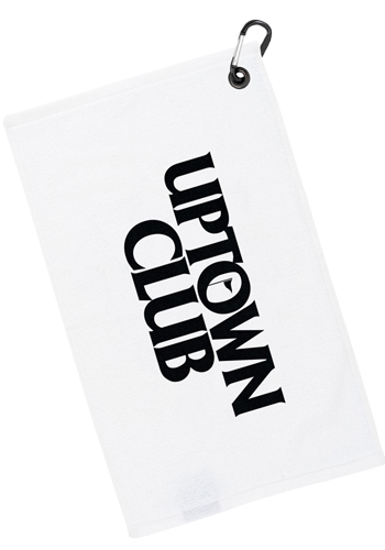 18" x 11" Junior White Golf Towels