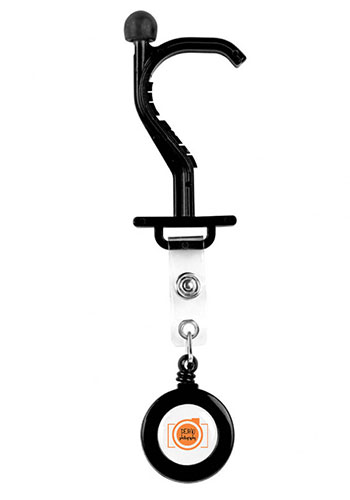 Kooty Key Anti-Germ Utility Tool with Badge Holder | HCA8001
