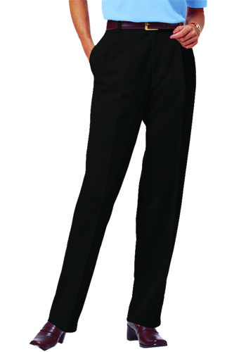 Personalized Ladies' Pleated Front Twill Pants | Blue Generation Pants