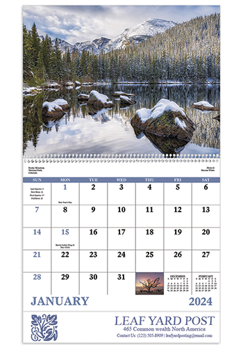 Landscapes of America English - Spiral Calendars | X30181