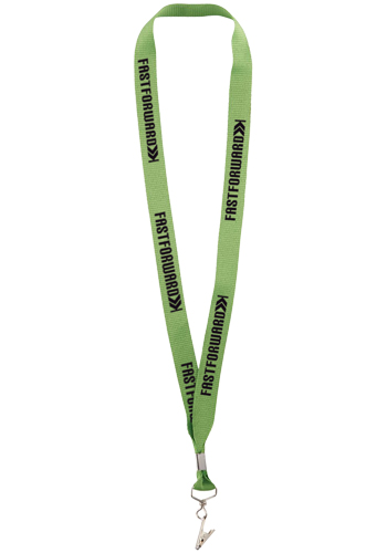 Custom Lanyard with Bulldog Clips | SM2428 - DiscountMugs