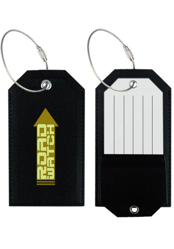 Leather Travel Luggage Tag For Suitcase