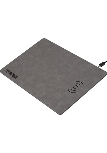 Leon - Wireless Charger Vegan Leather Mouse Pads| EV13P97