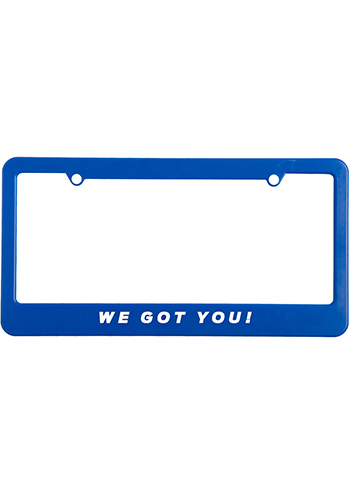 License Plate Frames with Straight Tops | EM1200B