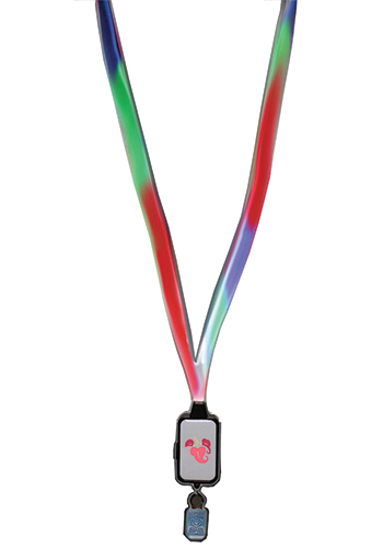 Light Up Multi Color LED Lanyards with Badge Clip | WCLIT538