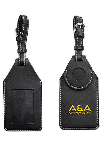 Luggage Tag with Airtag Holder