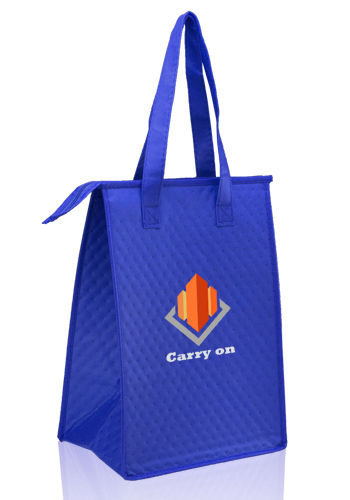 Custom Printed Zipper Insulated Lunch Tote Bags | TOT244 - DiscountMugs