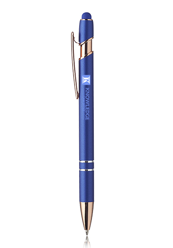 Custom Majesty Stylus Pen with Rose Gold Trim