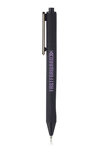 Matte Soft Rubber Coated Ballpoint Pens