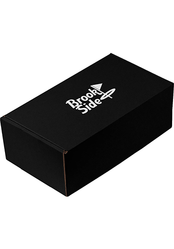 Medium Black Matte Corrugated Mailer Box | HCBOXBSPM