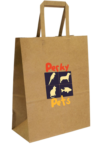Medium Kraft FSC Paper Bag