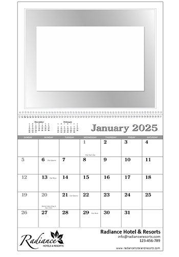 Memo Appointment with Picture Calendars | X11626