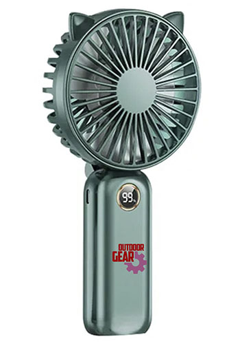 Mini 5-Speed Adjustable Desk and Handheld Fan