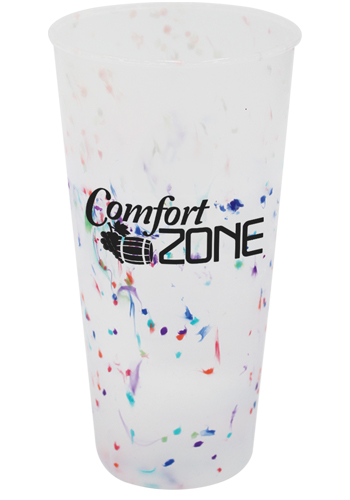 Mood™ 26 oz. Rainbow Confetti Tumbler | AK76581