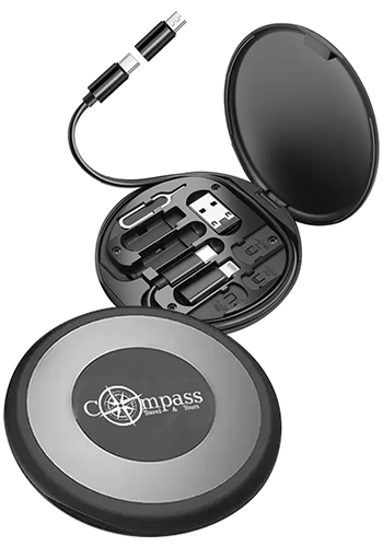 Multi Charging Cable Case Convertor USB C to Type C/iOS