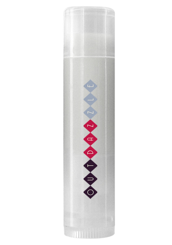 Personalized Natural Lip Balm Clear Tubes