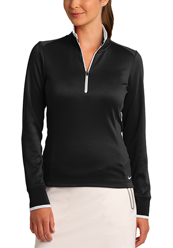 Nike Ladies Dri FIT Half Zip Cover Up Pullovers | SA578674