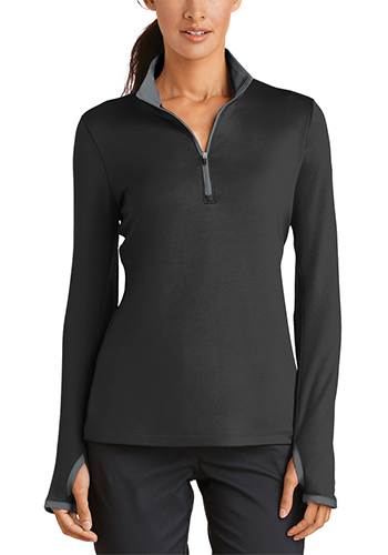 Nike Ladies Dri FIT Stretch Half Zip Cover Up Pullovers | SA779796
