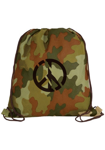 Non-Woven Camo Drawstring Backpacks | AK59080