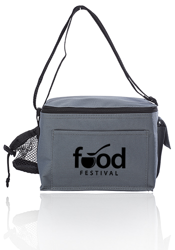 grey insulated lunch bag