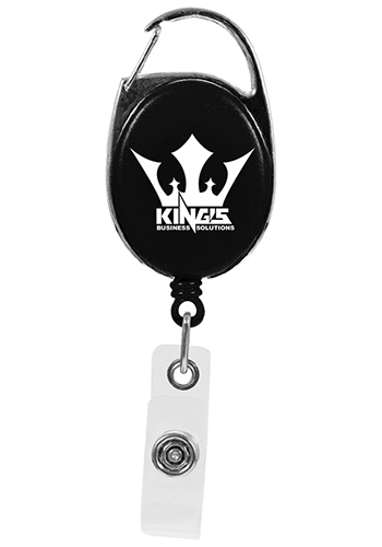 Oval Carabiner Retractable Badge Reel