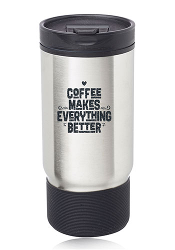 Personalized Oxford 17oz. Ribbed Travel Mugs