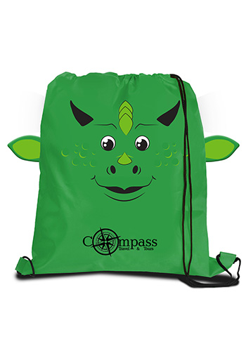 Promotional Paws N Claws Kids Drawstring Backpack