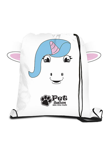 Promotional Paws N Claws Kids Drawstring Backpack