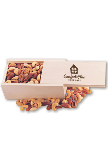 12 oz. Deluxe Mixed Nuts in Wooden Box | MRK116