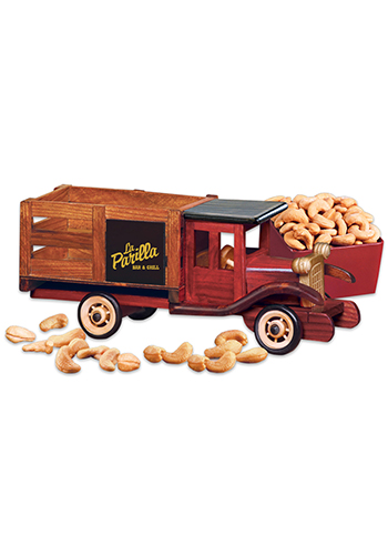 1925 Classic Wooden Stake Truck with Extra Fancy Jumbo Cashews | MRTR102