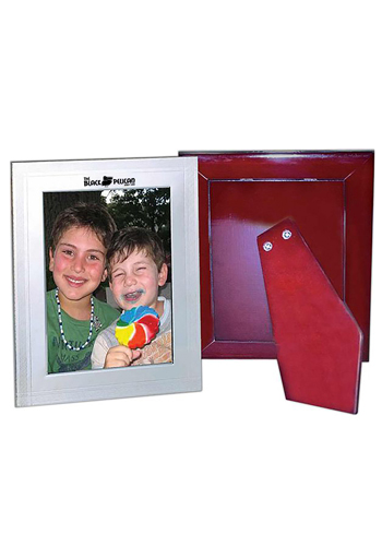 4W x 6H inch Metal Photo Frames with Wood Back | NOI60M2259