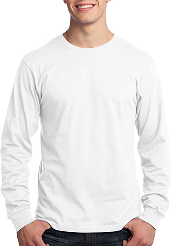 #PC54LS Personalized Port & Company - Long Sleeve 5.4-oz. 100% Cotton T-Shirts