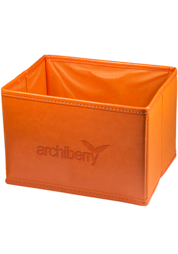 Venezia™ Leather Folding Bin |PLLG9300