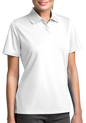 Vansport Women's Omega Solid Mesh Tech Polo Shirts | 2601