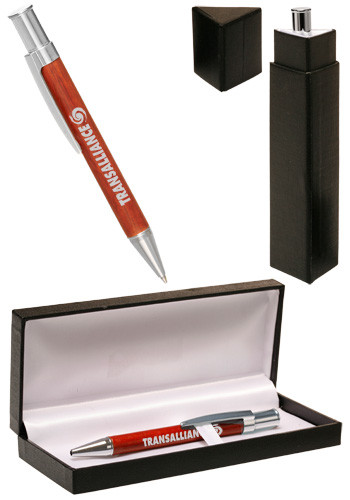 Dursley Wood/Silver Pens Gift Set | PGSMP203