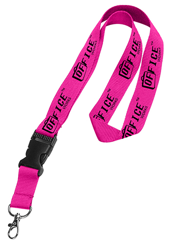 Personalized Polyester Lanyards with Detachable Buckle Release