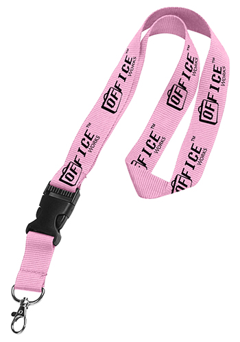 Promotional Polyester Lanyards with Detachable Buckle Release