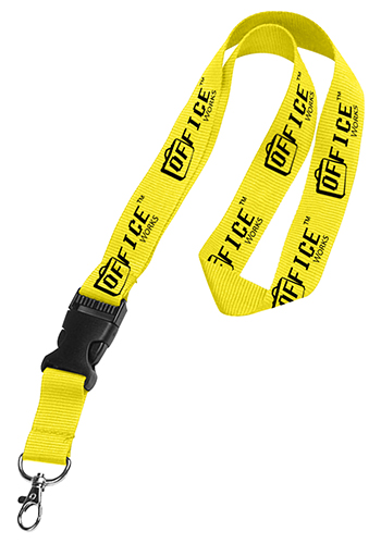 Promotional Polyester Lanyards with Detachable Buckle Release