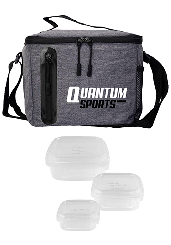 Portion Control Oval Cooler Lunch Set