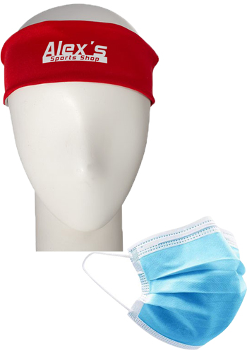 Customized PPE Combo With Masks And Headbands