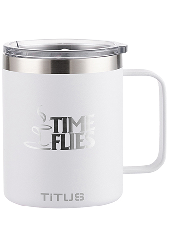 Premium 12 oz TiTUS® Double Wall Insulated Mug | IDTM12ID