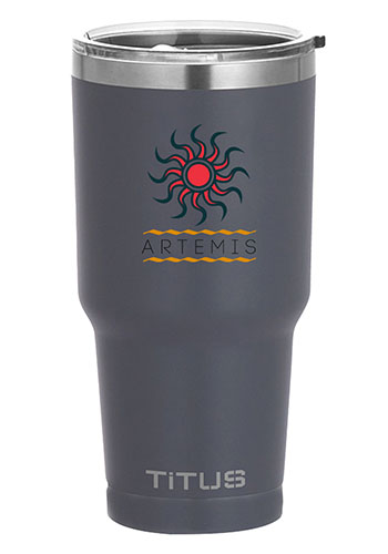 Premium 30 oz TiTUS® Double Wall Insulated Tumbler | IDTM30ID