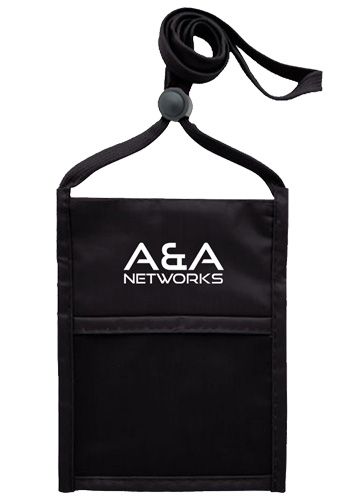 Premium Double Window Pouch Neck Wallet