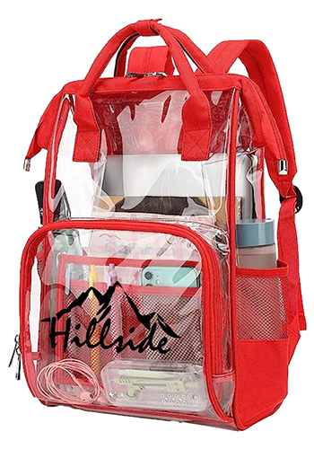 Premium Heavy Duty Clear Backpack | IDBCB14284