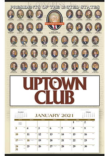 Presidents 12-Month Triumph Calendars | X11382