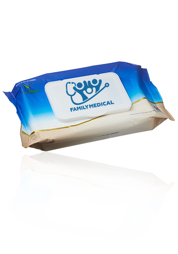 Printed Antibacterial Wet Wipes In Resealable Pouch | WPPKG001
